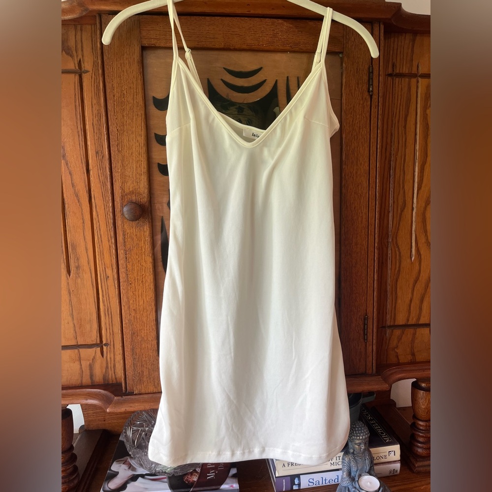 White Slip Dress